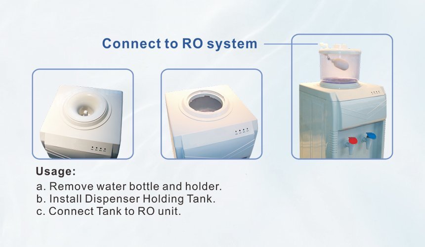 Filtech Direct Pipeline Dispenser installed under sink